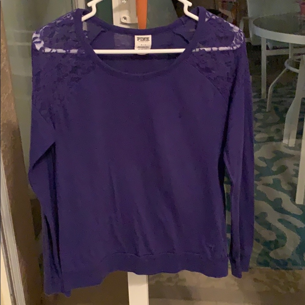 Purple Long Sleeve Top